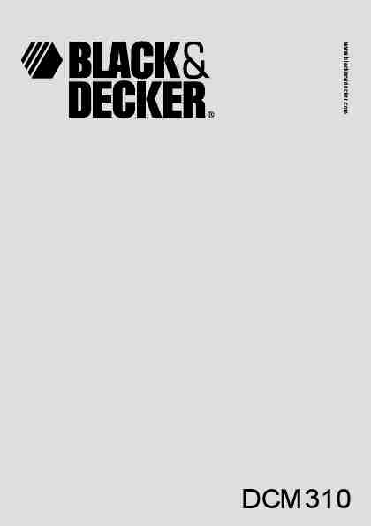 Black Decker Coffeemaker DCM310-page_pdf